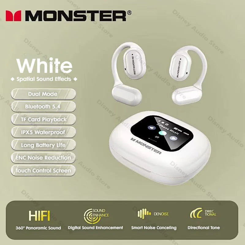 Wireless Open-Ear Sports Headphones β Bluetooth 5.4 + TF Card Support