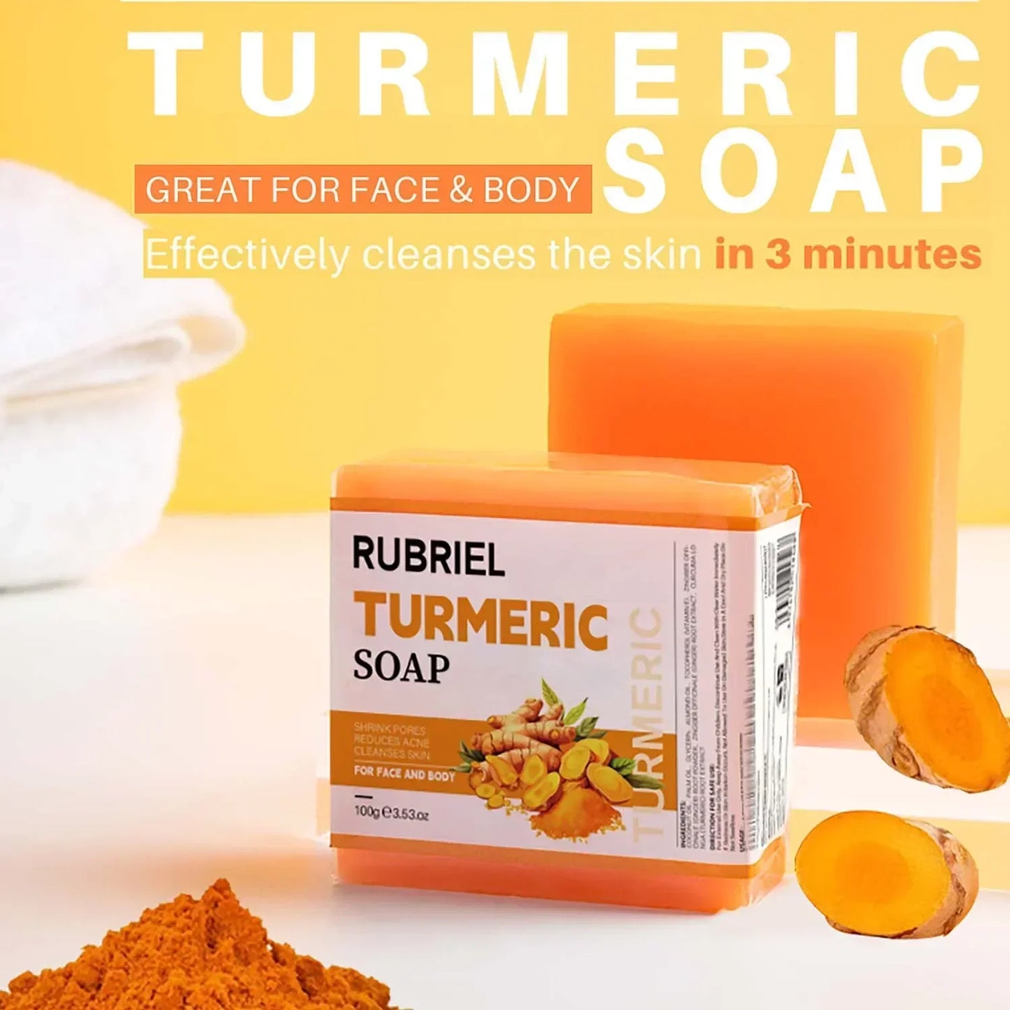 Turmeric Glow Soap β Fades Dark Spots & Evens Skin Tone