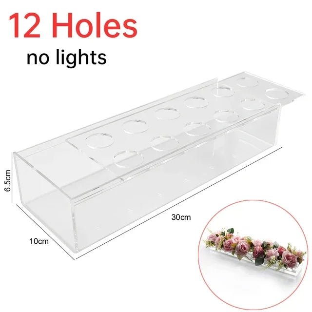 Transparent Flower Vase β Elegant Centerpiece for Dining or Events