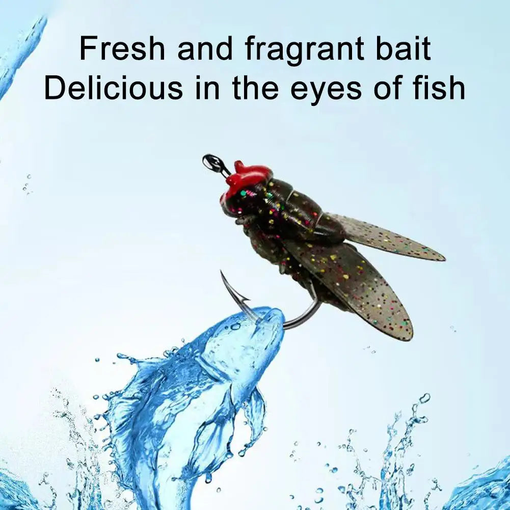 Fly Fishing Bait Hooks β 20PCS Soft Bionic Lures with Fish Attractant