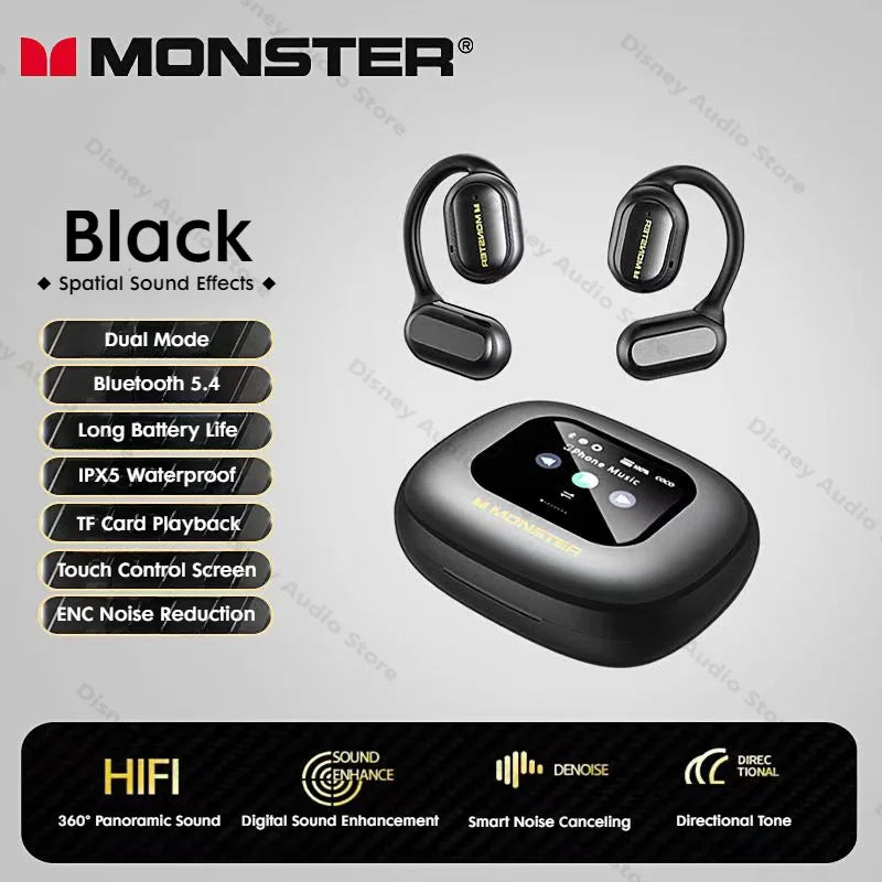 Wireless Open-Ear Sports Headphones β Bluetooth 5.4 + TF Card Support