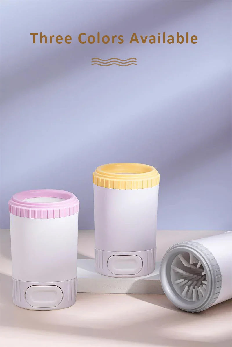 Dog Paw Washer โ Gentle Silicone Bristles for Mess-Free Cleaning