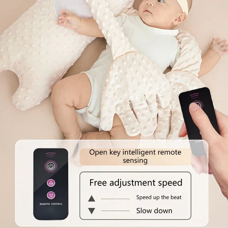 Newborn Sleep Comfort Pillow β Pacifying Sleep Aid with Remote
