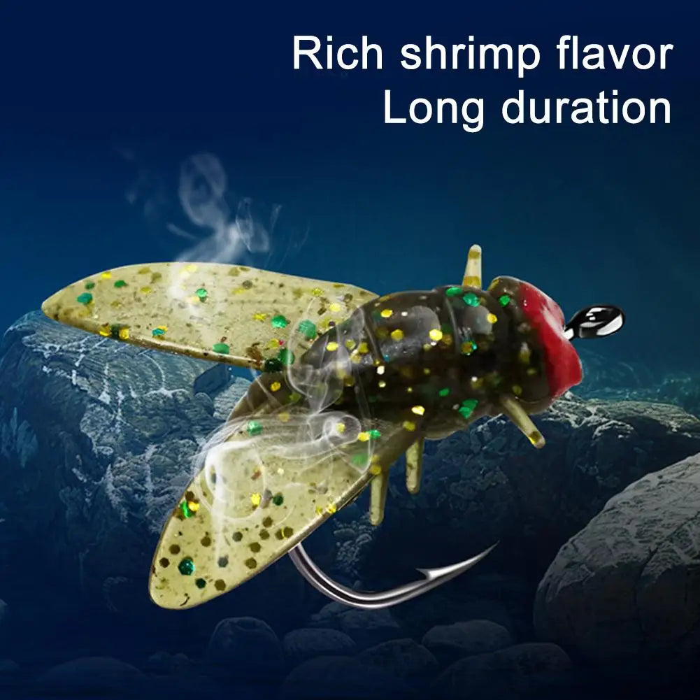 Fly Fishing Bait Hooks β 20PCS Soft Bionic Lures with Fish Attractant