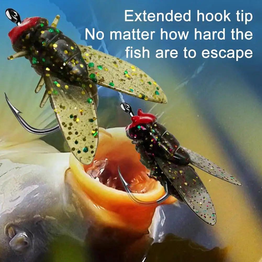 Fly Fishing Bait Hooks β 20PCS Soft Bionic Lures with Fish Attractant
