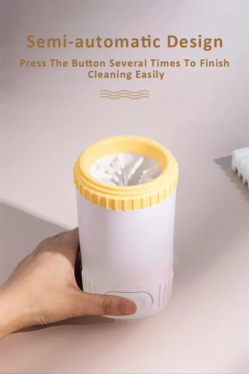 Dog Paw Washer โ Gentle Silicone Bristles for Mess-Free Cleaning