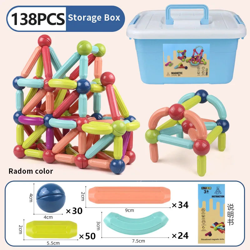 STEM Magnetic Building Toys β Educational Construction Set for Children