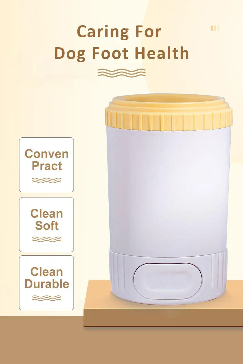 Dog Paw Washer โ Gentle Silicone Bristles for Mess-Free Cleaning
